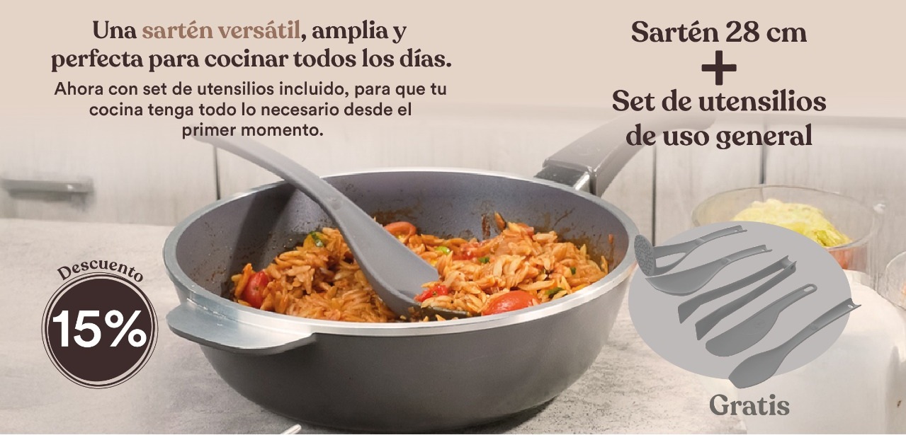 Combo Cocina Fácil - Sartén 28 cm